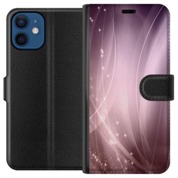 Kompatibel Tegnebogsetui til Apple iPhone 12 mini Rose