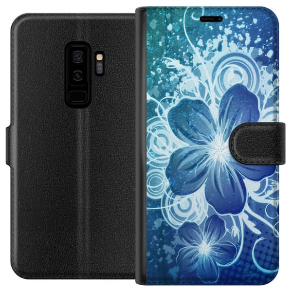 Kompatibelt Plånboksfodral till Samsung Galaxy S9+ Blommor