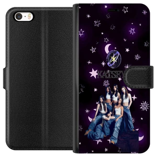 Yhteensopiva Lompakkokotelo Apple iPhone 5 KATSEYE stjärncollage