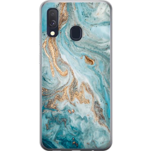 Kompatibelt Mobilskal till Samsung Galaxy A40 Magic Marble