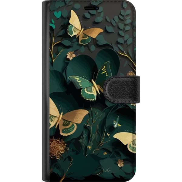 Kompatibelt Plånboksfodral till Apple iPhone 13 mini Fjärilar