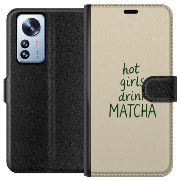 Kompatibel Tegnebogsetui til Xiaomi 12 Pro Matcha Klub