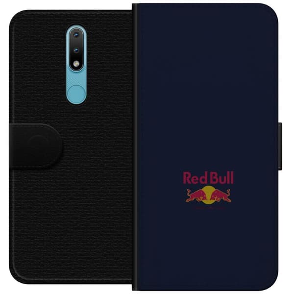 Kompatibelt Lommeboketui til Nokia 2.4 Sleek racinginspirert design