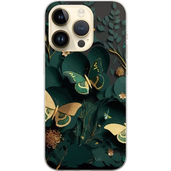 Kompatibelt Mobilskal till Apple iPhone 14 Pro Fjärilar