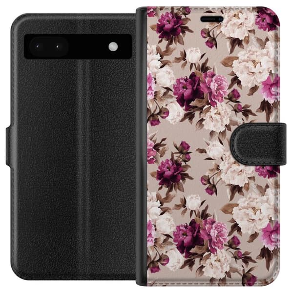 Kompatibelt Plånboksfodral till Google Pixel 6a Blommor