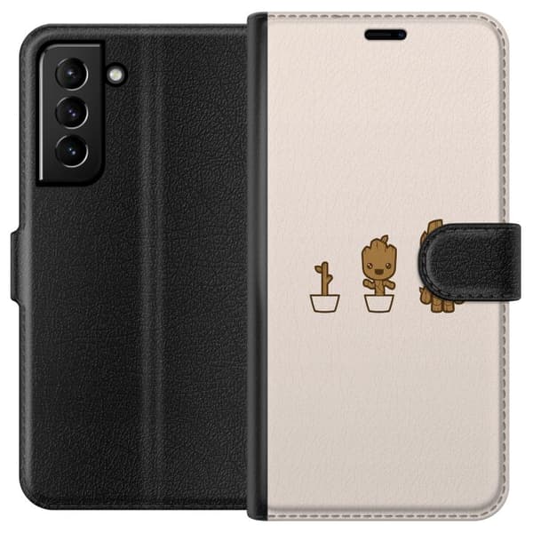 Kompatibelt Lommeboketui til Samsung Galaxy S21+ 5G Groot