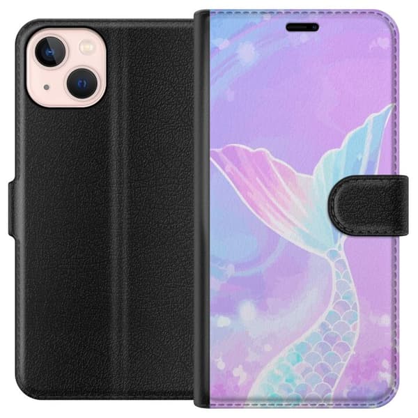 Kompatibelt Plånboksfodral till Apple iPhone 13 mini Sjöjungfru