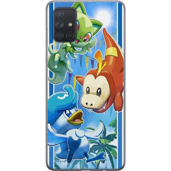 Kompatibelt Mobilskal till Samsung Galaxy A71 Pokemon Team
