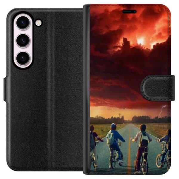 Kompatibelt Plånboksfodral till Samsung Galaxy S23 Stranger Things