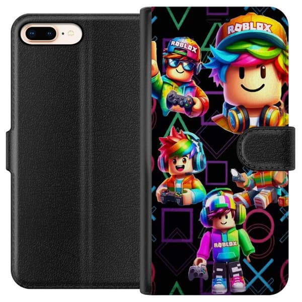 Kompatibelt Lommeboketui til Apple iPhone 8 Plus Roblox