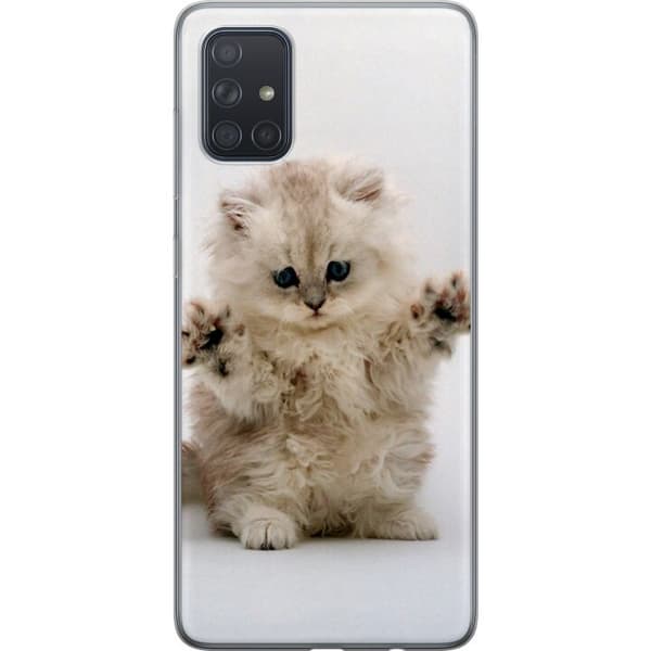 Kompatibelt Mobilskal till Samsung Galaxy A71 Katt