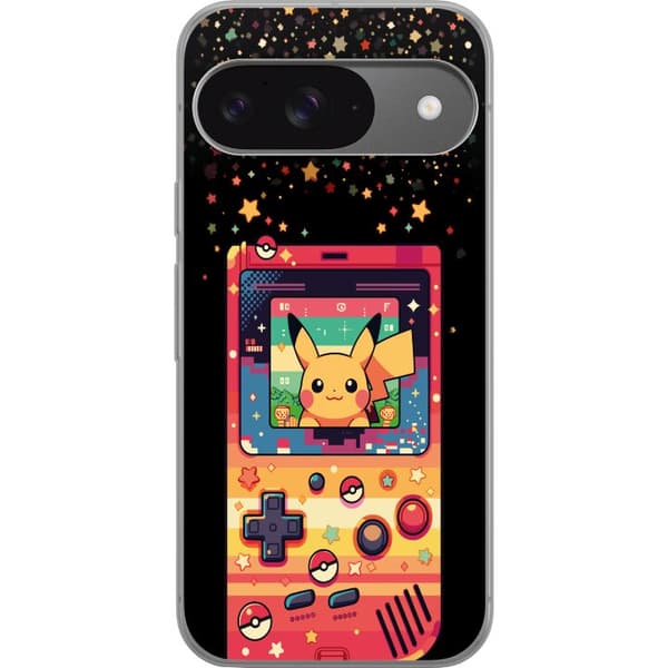 Kompatibelt Mobildeksel til Google Pixel 9 Pro Retro spillkonsoll med klassisk spillfølelse