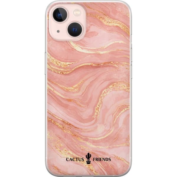 Kompatibelt Mobildeksel til Apple iPhone 13 Kaktus og venner – RoseGoldFlow