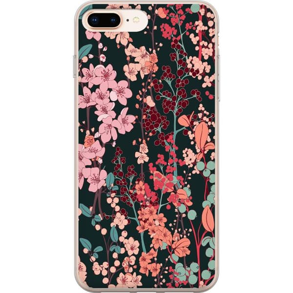 Kompatibelt Mobildeksel til Apple iPhone 8 Plus Blomster