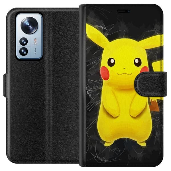 Kompatibelt Plånboksfodral till Xiaomi 12 Pro Pokemon