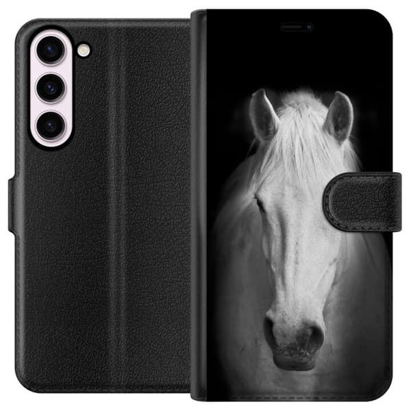 Kompatibel Tegnebogsetui til Samsung Galaxy S23+ Hest