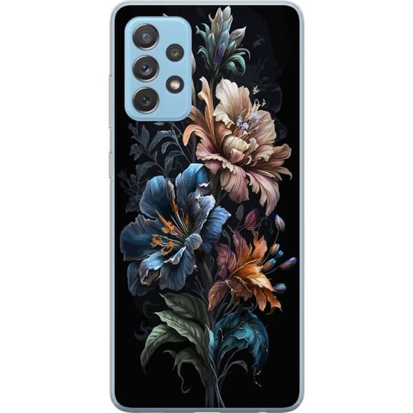Kompatibelt Mobilskal till Samsung Galaxy A52 5G Blommor