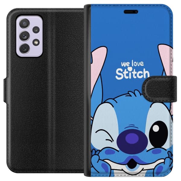 Kompatibelt Lommeboketui til Samsung Galaxy A52s 5G Stitch