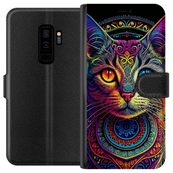 Kompatibel Tegnebogsetui til Samsung Galaxy S9+ Kat