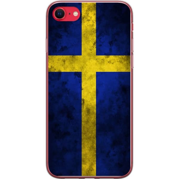 Kompatibelt Mobildeksel til Apple iPhone SE (2022) Sverige Flag