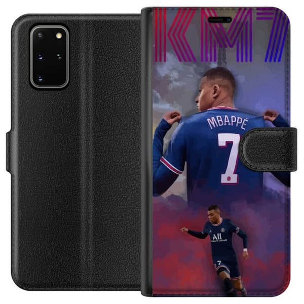 Kompatibelt Plånboksfodral till Samsung Galaxy S20+ Kylian Mbappé