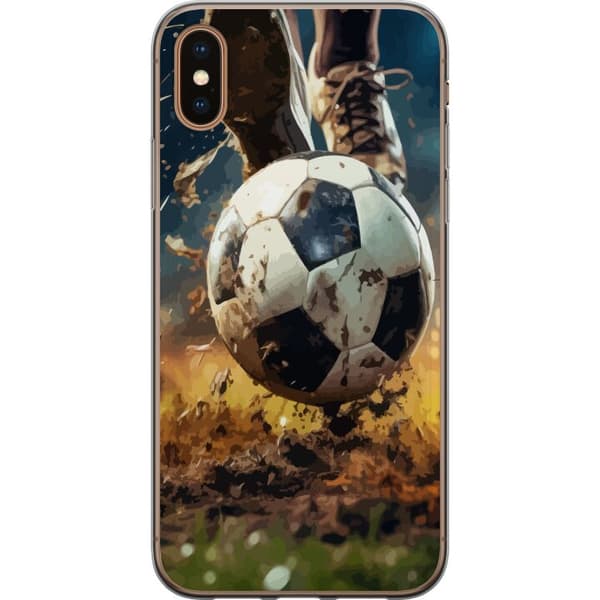 Kompatibelt Mobildeksel til Apple iPhone X Fotball