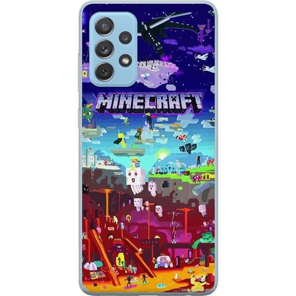 Kompatibelt Mobildeksel til Samsung Galaxy A52 5G MineCraft