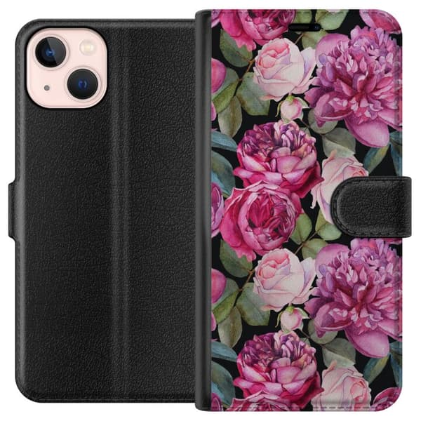 Kompatibelt Plånboksfodral till Apple iPhone 13 mini Blommor