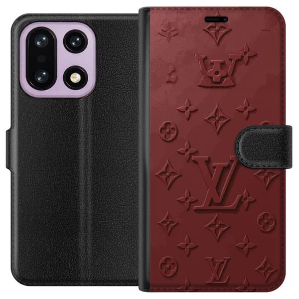 Kompatibelt Plånboksfodral till OnePlus 15 Elegant monogrammönster med exklusiv känsla