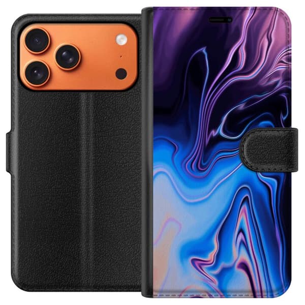 Kompatibel Tegnebogsetui til Apple iPhone 17 Pro Max Mønster