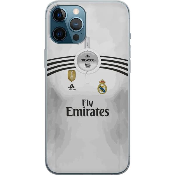 Kompatibelt Mobildeksel til Apple iPhone 12 Pro Max Vit fotbollströja