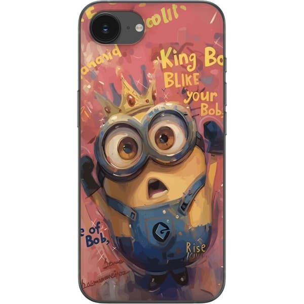 Yhteensopiva Puhelinkuori Apple iPhone 16e Minion Med Krona