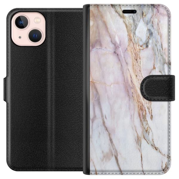 Kompatibelt Plånboksfodral till Apple iPhone 13 mini Marmor