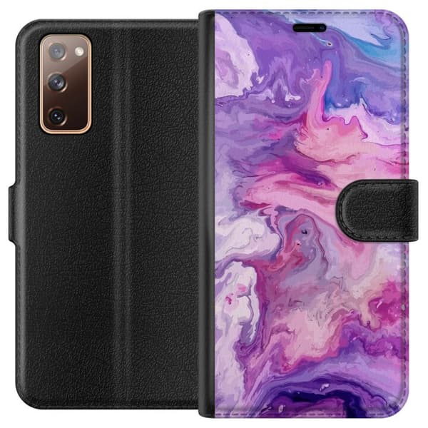 Kompatibelt Lommeboketui til Samsung Galaxy S20 FE Marmor