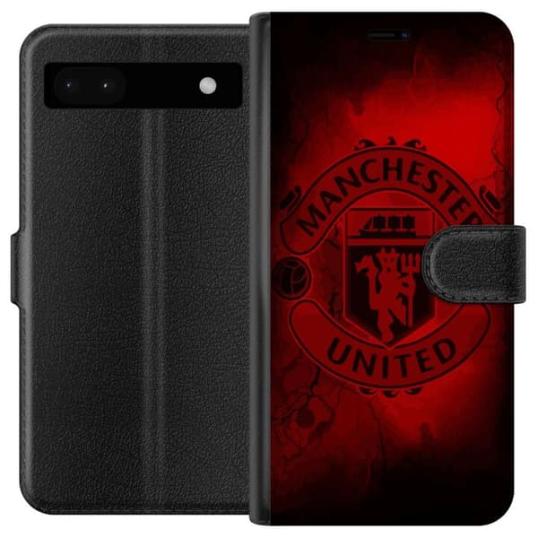 Kompatibelt Plånboksfodral till Google Pixel 6a Manchester United
