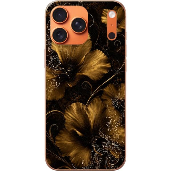 Kompatibelt Mobilskal till Apple iPhone 17 Pro Max Golden Bloom