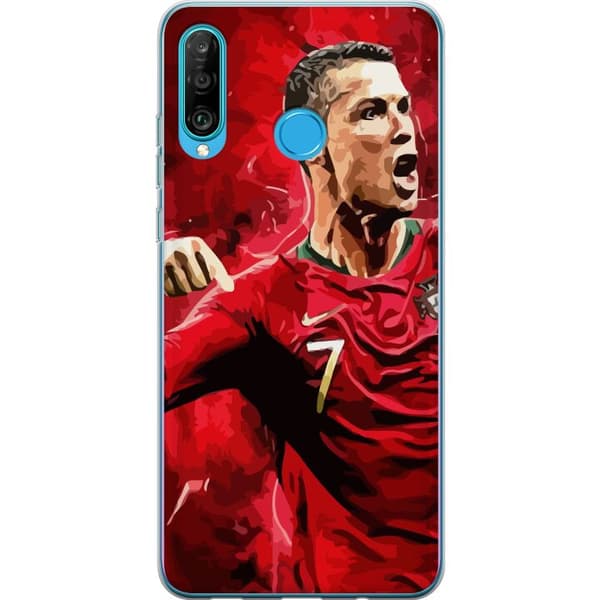 Kompatibelt Mobilskal till Huawei P30 lite Ronaldo