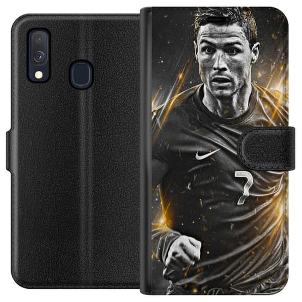 Kompatibelt Plånboksfodral till Samsung Galaxy A40 Ronaldo