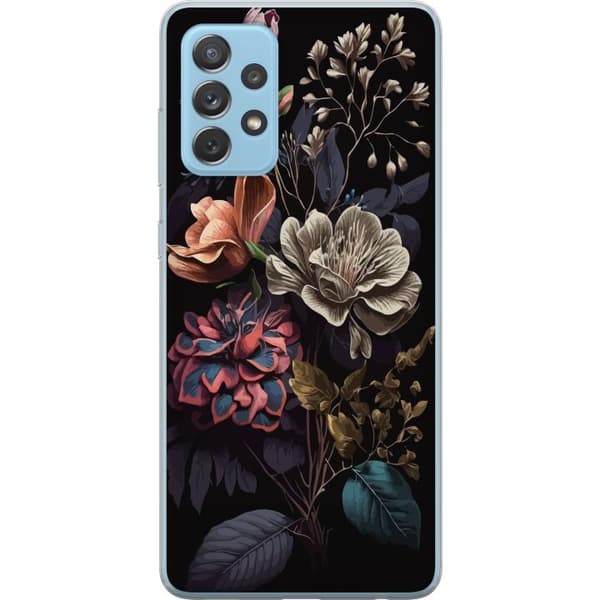 Kompatibelt Mobilskal till Samsung Galaxy A52 5G Blommor