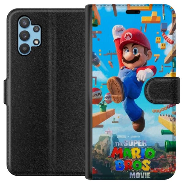 Kompatibelt Plånboksfodral till Samsung Galaxy A32 5G Super Mario Bros