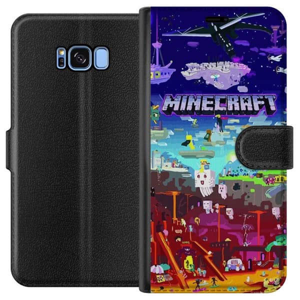 Kompatibel Tegnebogsetui til Samsung Galaxy S8 MineCraft