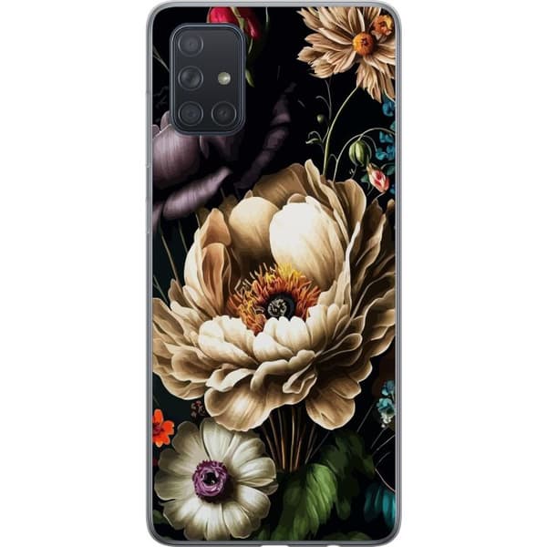Kompatibelt Mobildeksel til Samsung Galaxy A71 Blomster