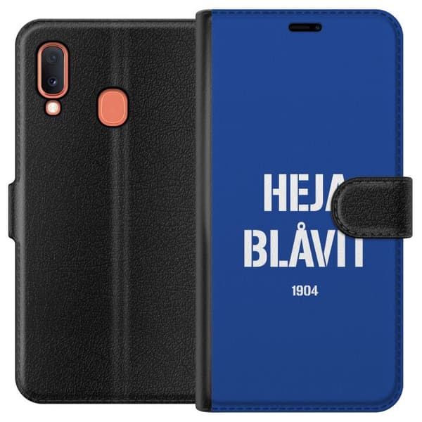 Kompatibelt Plånboksfodral till Samsung Galaxy A20e IFK Göteborg