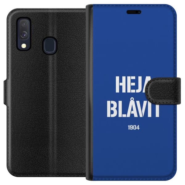 Kompatibelt Plånboksfodral till Samsung Galaxy A40 IFK Göteborg