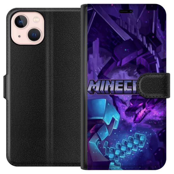 Kompatibelt Plånboksfodral till Apple iPhone 13 mini Minecraft