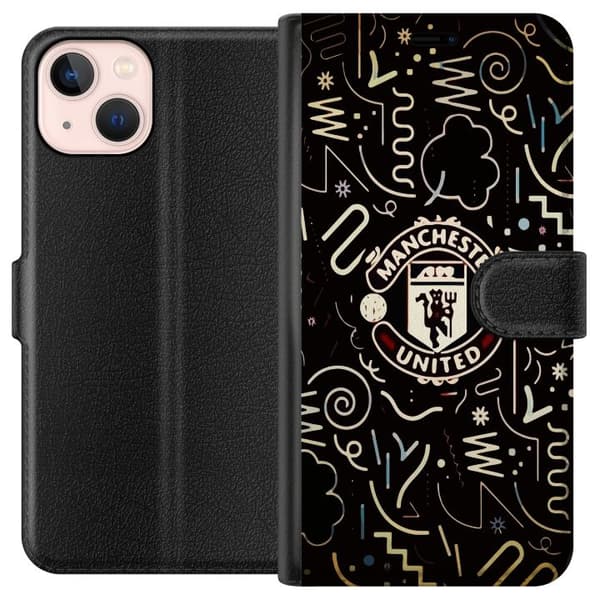 Kompatibelt Plånboksfodral till Apple iPhone 13 mini Manchester United