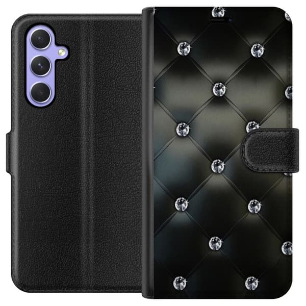 Kompatibelt Plånboksfodral till Samsung Galaxy A54 Big as diamond