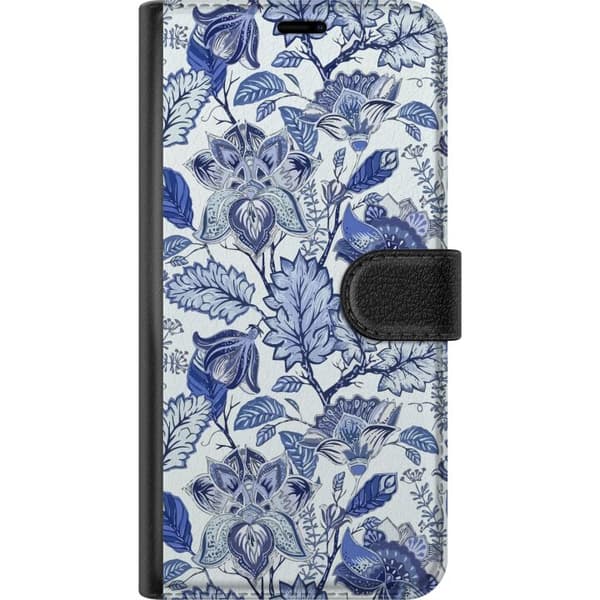Kompatibelt Lommeboketui til Apple iPhone 13 Blomster Blå...