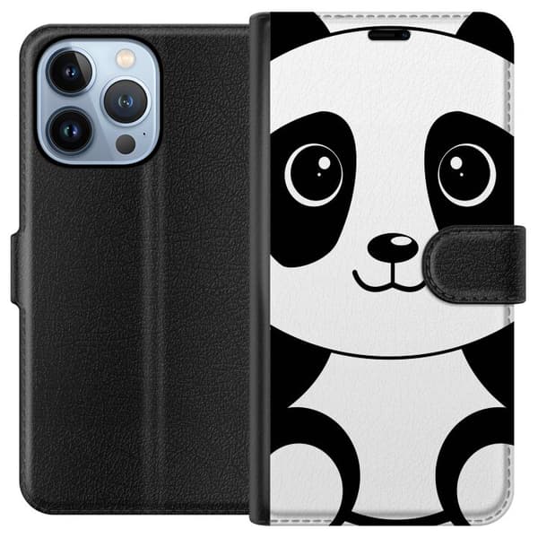 Yhteensopiva Lompakkokotelo Apple iPhone 13 Pro Panda