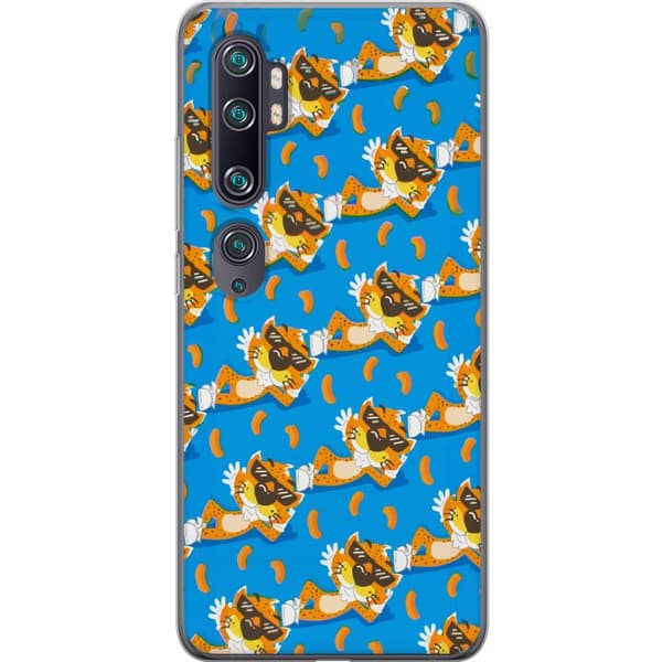 Kompatibelt Mobildeksel til Xiaomi Mi Note 10 Leken Chester Cheetah-motiv